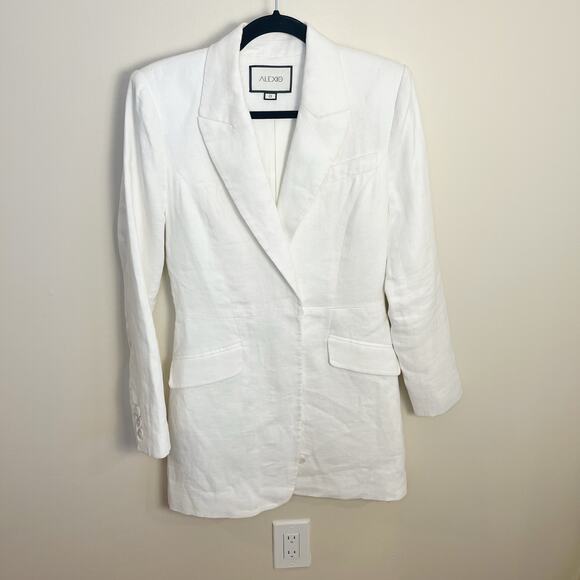 ALEXIS Moonlight Pamelia Dress Size‎ S Linen White - Picture 5 of 11